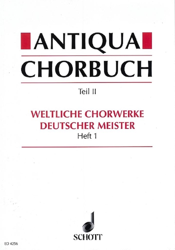 Antiqua-Chorbuch Teil II / Heft 1